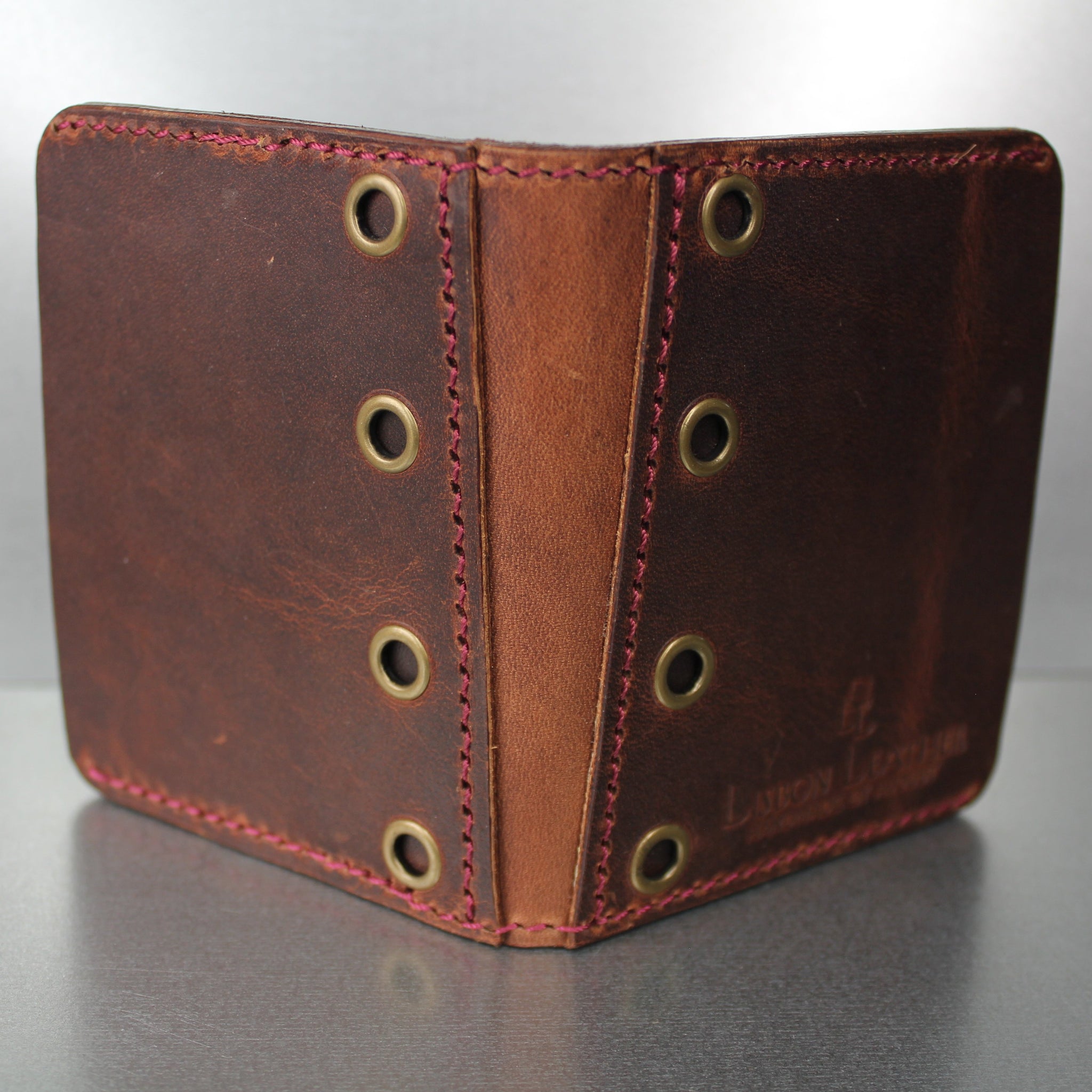 brown leather wallet