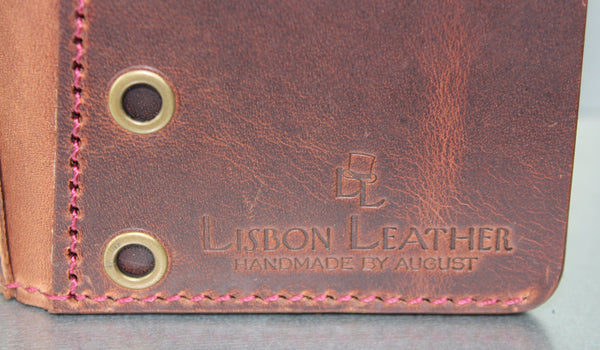 brown leather wallet