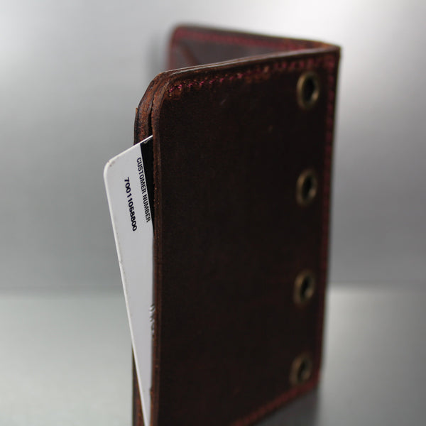 brown leather wallet