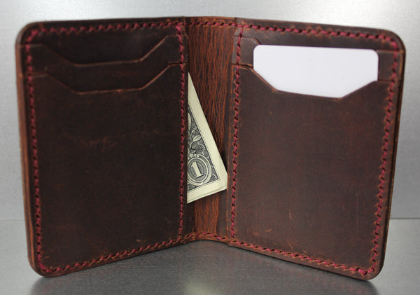 brown leather wallet