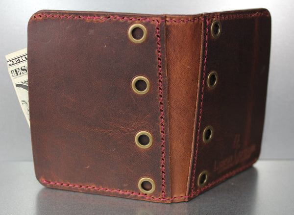 brown leather wallet