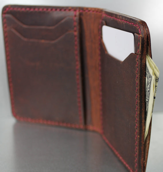 brown leather wallet