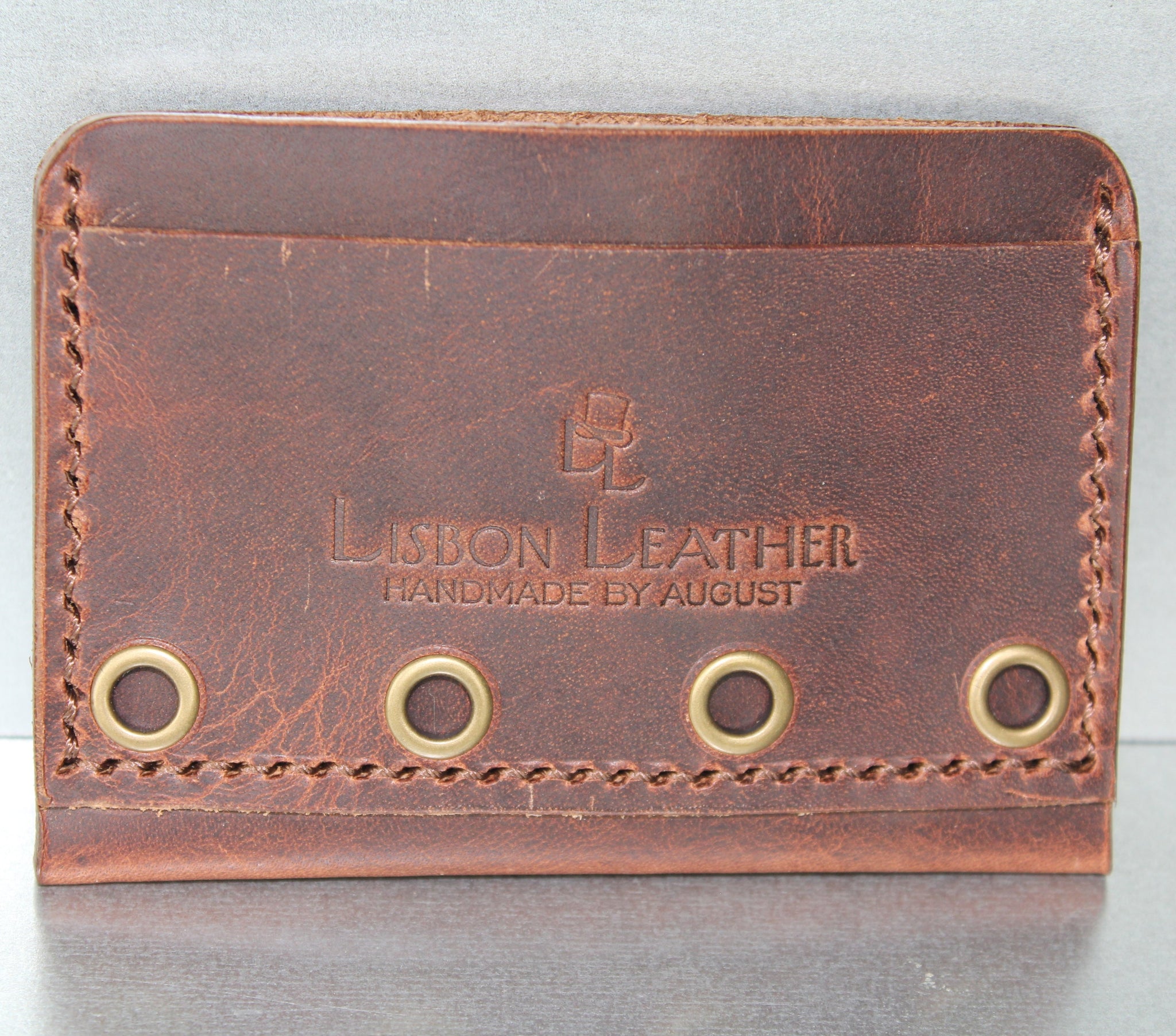 brown leather wallet