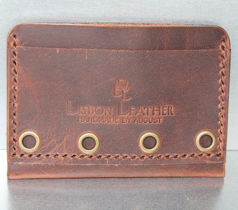 brown leather wallet