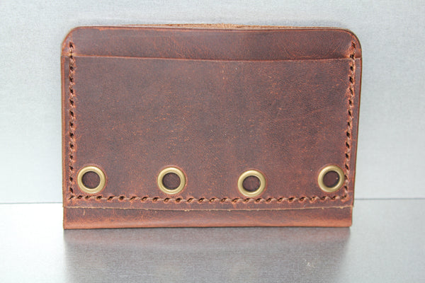 brown leather wallet